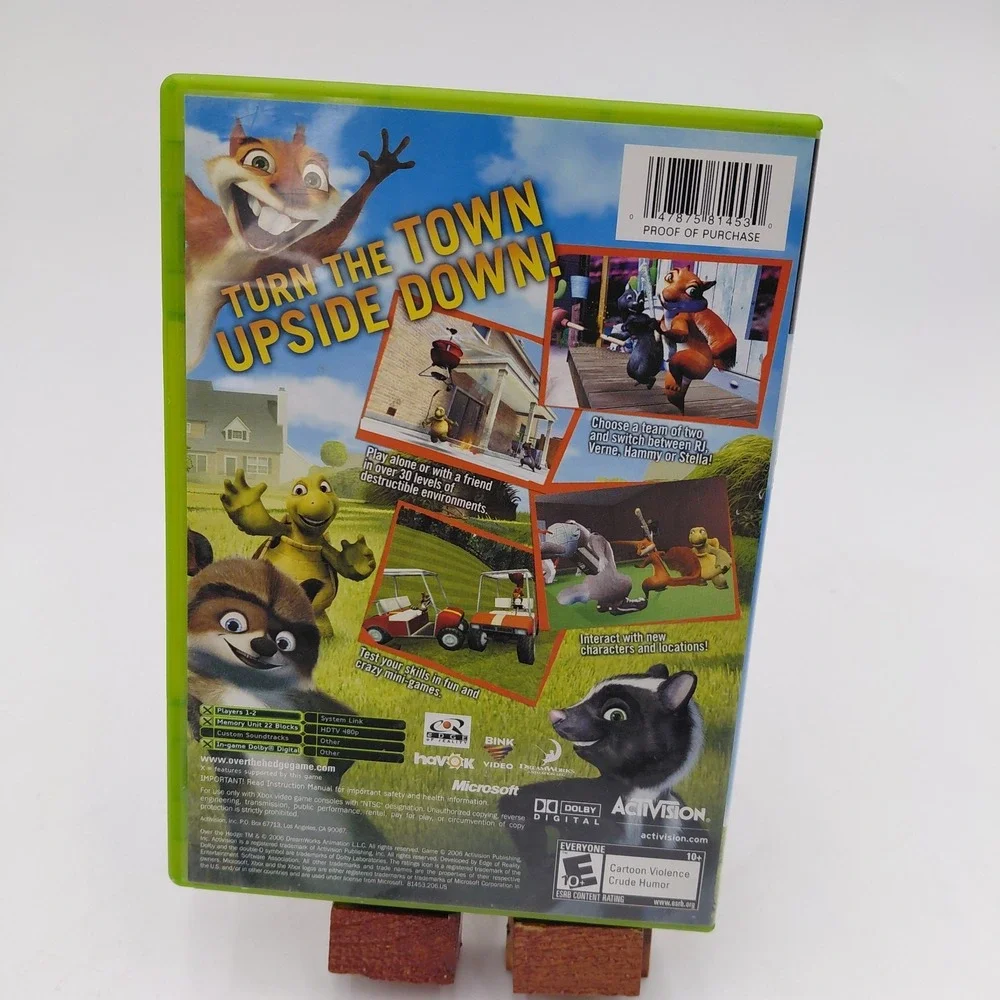 Over the Hedge Microsoft Xbox 2006 Activision Dreamworks Movie Game CIB NTSC